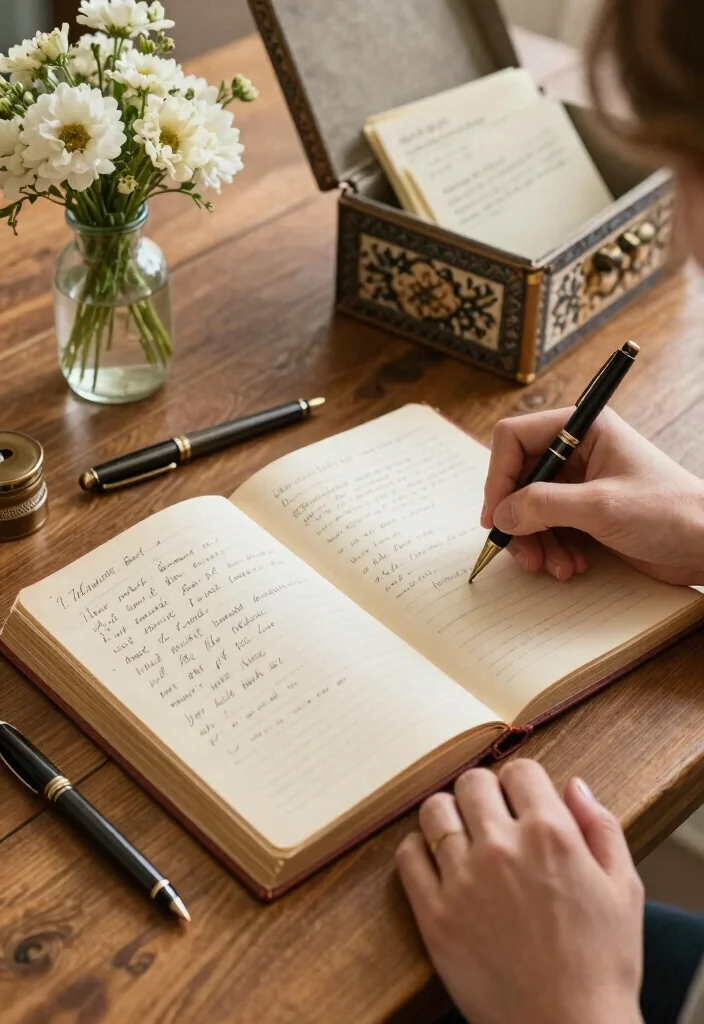 14 Sixtieth Anniversary Party Ideas To Celebrate A Lifetime Of Love - 5. Vintage-Inspired Guest Book