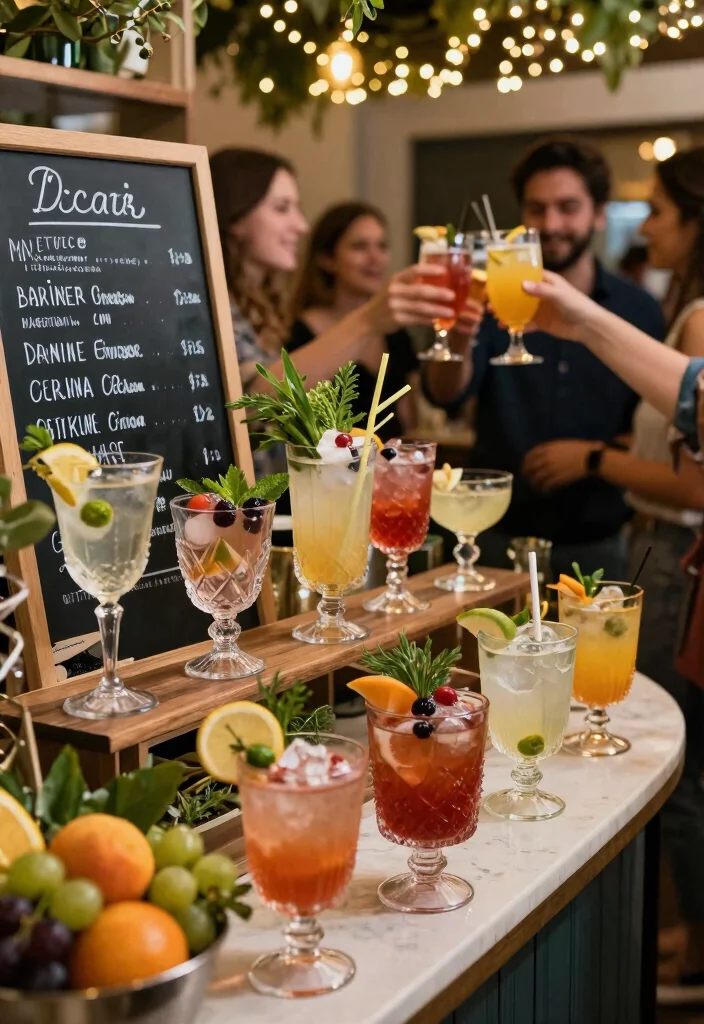 14 Sixtieth Anniversary Party Ideas To Celebrate A Lifetime Of Love - 7. Themed Drinks to Toast