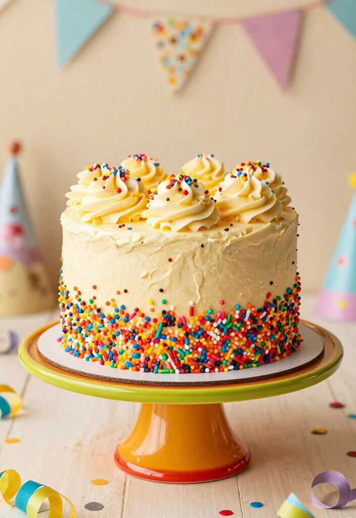 14 Sweet Sixteen Cake Ideas With Trendy Teen-Friendly Inspiration - 11. Funfetti Cake