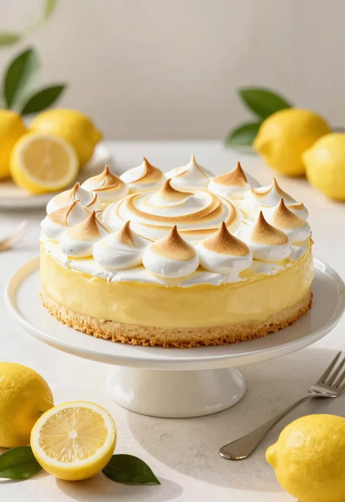 14 Sweet Sixteen Cake Ideas With Trendy Teen-Friendly Inspiration - 12. Lemon Meringue Cake
