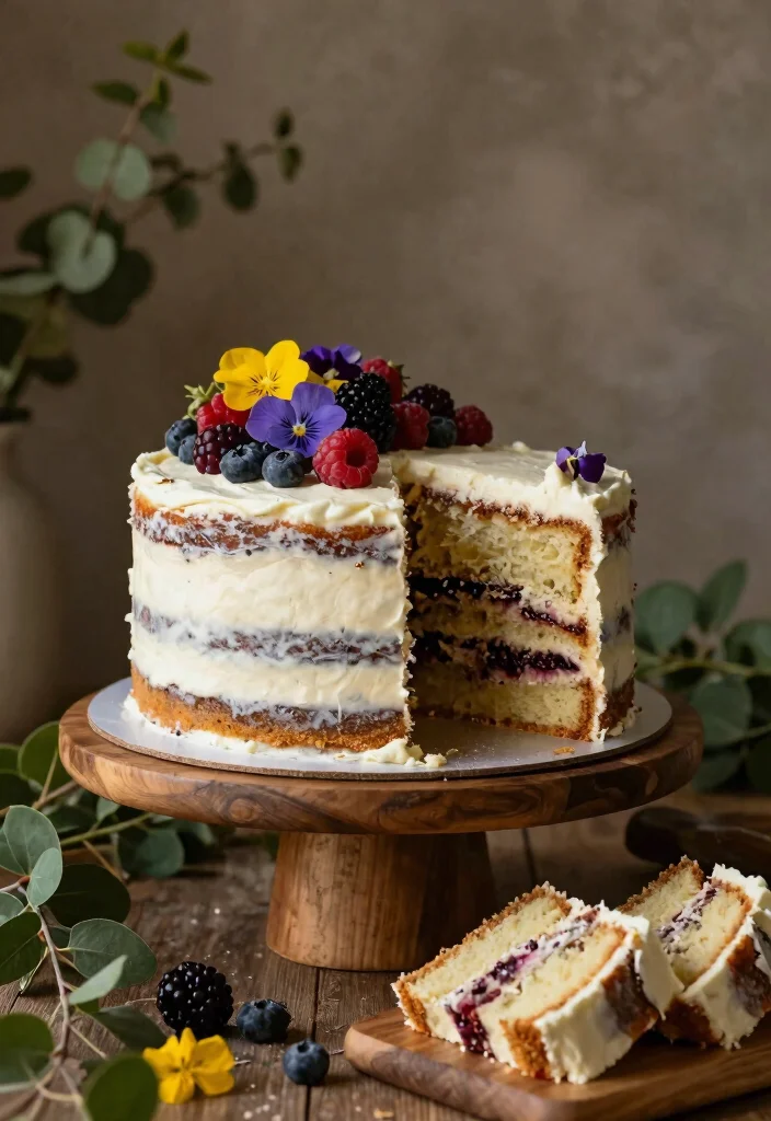 14 Sweet Sixteen Cake Ideas With Trendy Teen-Friendly Inspiration - 2. Rustic Naked Cake