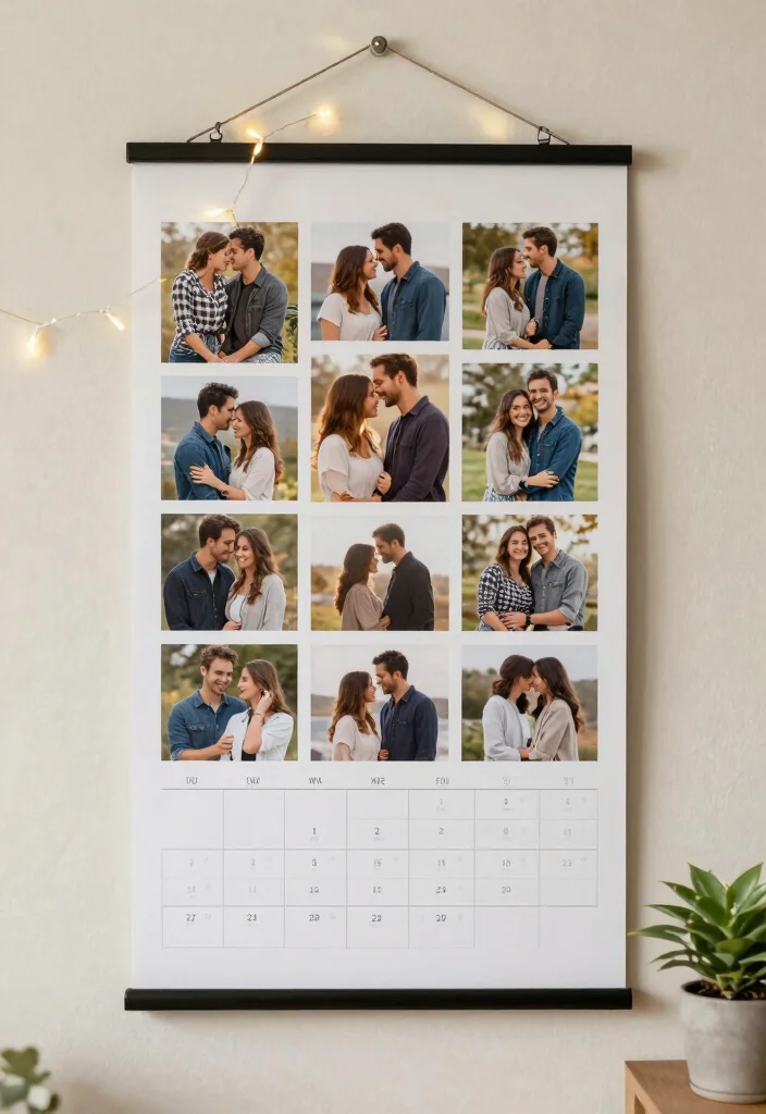 14 Wedding Anniversary Gift Ideas Filled With Meaningful Moments - 12. Personalized Photo Calendar