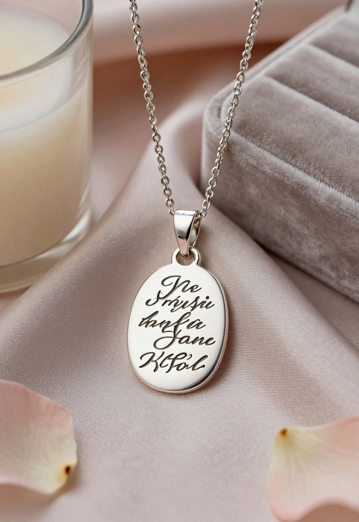 14 Wedding Anniversary Gift Ideas Filled With Meaningful Moments - 2. Engraved Jewelry