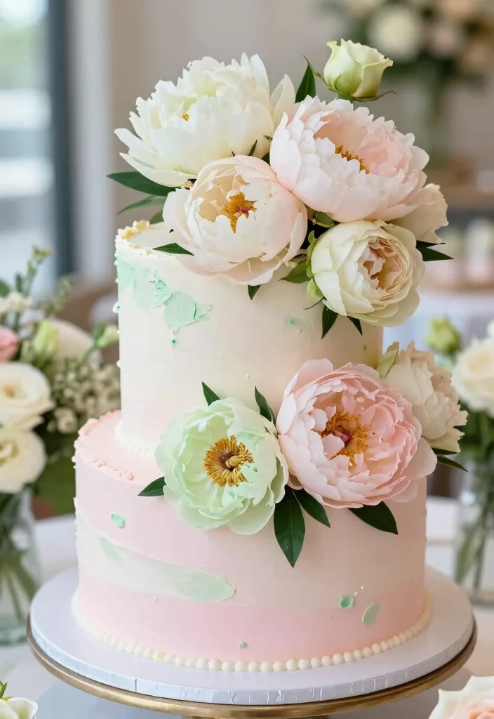 14 Women Birthday Cake Ideas For A Stylish And Memorable Celebration - 1. Floral Elegance Cake