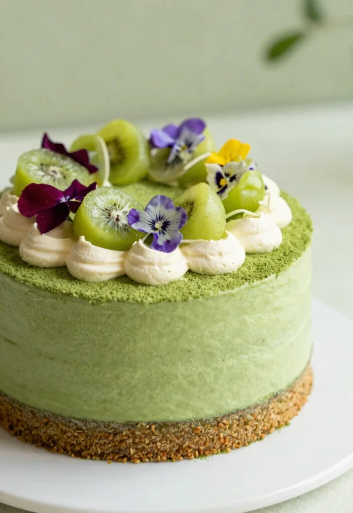 14 Women Birthday Cake Ideas For A Stylish And Memorable Celebration - 13. Matcha Green Tea Cake