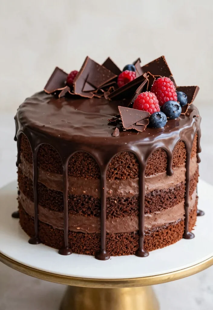 14 Women Birthday Cake Ideas For A Stylish And Memorable Celebration - 5. Chocolate Drip Cake