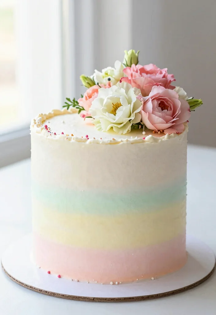 14 Women Birthday Cake Ideas For A Stylish And Memorable Celebration - 6. Ombre Buttercream Cake