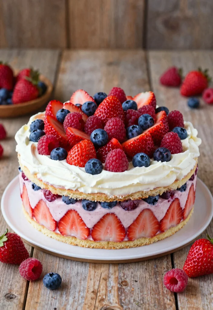 14 Women Birthday Cake Ideas For A Stylish And Memorable Celebration - 9. Berry Bliss Cake