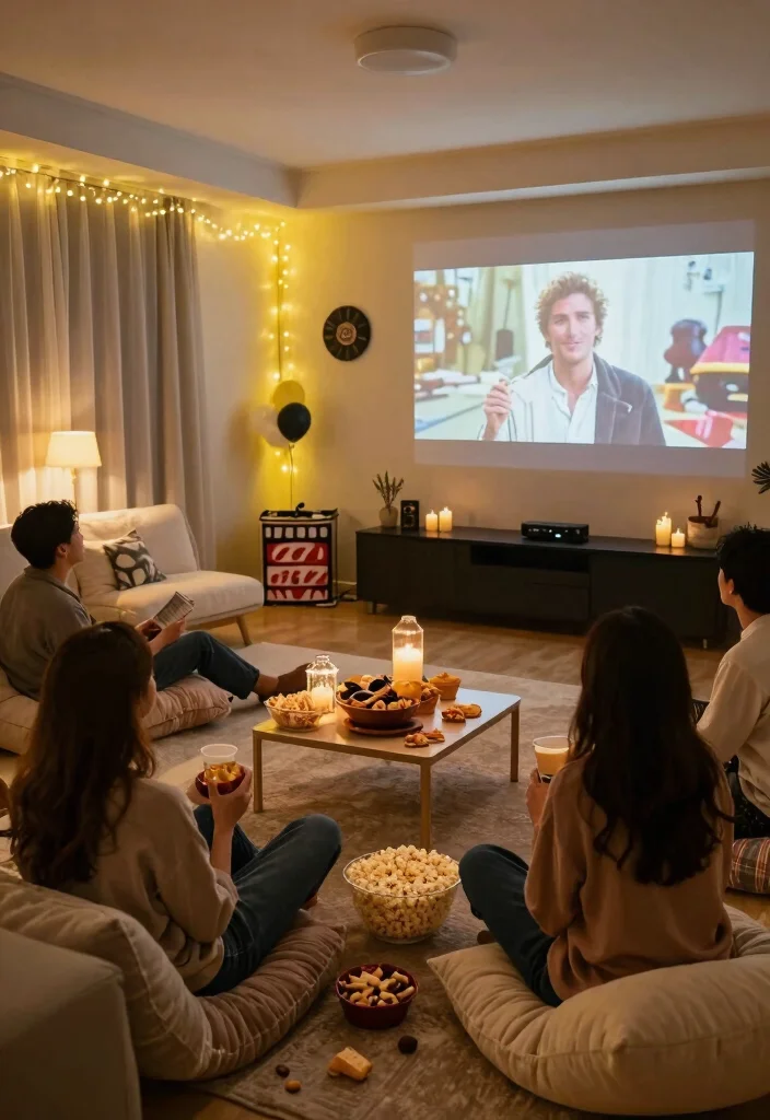 15 Themed Bridal Shower Ideas That Create A Fun Stylish Celebration - 13. Themed Movie Night