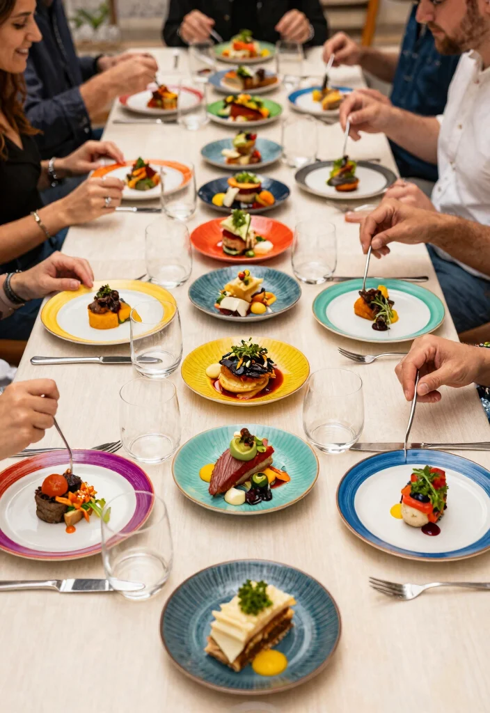 15 Themed Bridal Shower Ideas That Create A Fun Stylish Celebration - 14. Exotic Tasting Menu