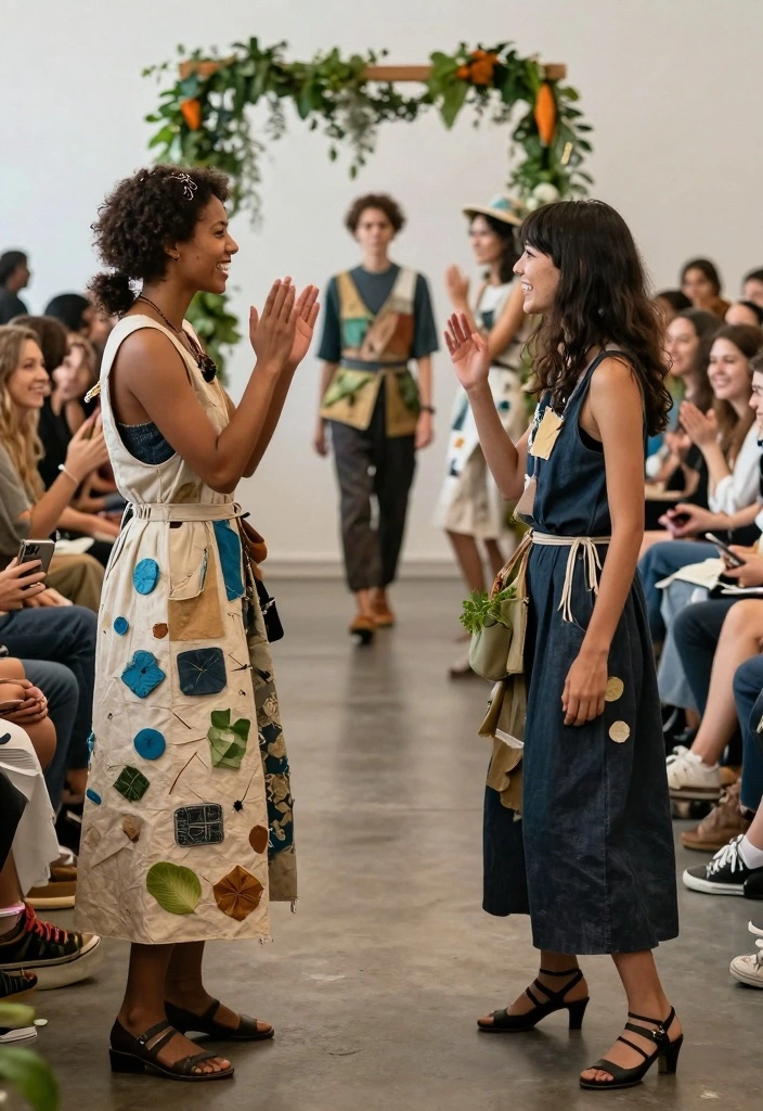 15 Themed Bridal Shower Ideas That Create A Fun Stylish Celebration - 15. Upcycled Fashion Show