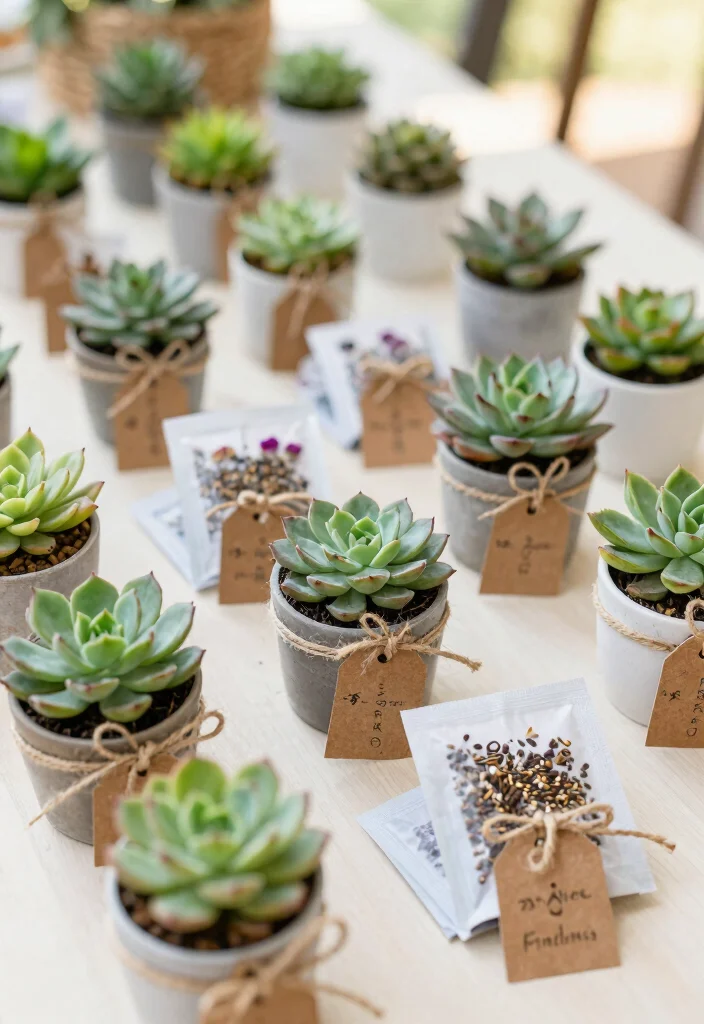 16 Decoration Ideas Wedding That Elevate Any Venue With Style - 10. Eco-Friendly Favors
