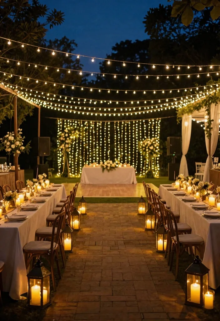 16 Decoration Ideas Wedding That Elevate Any Venue With Style - 7. Sustainable Lighting