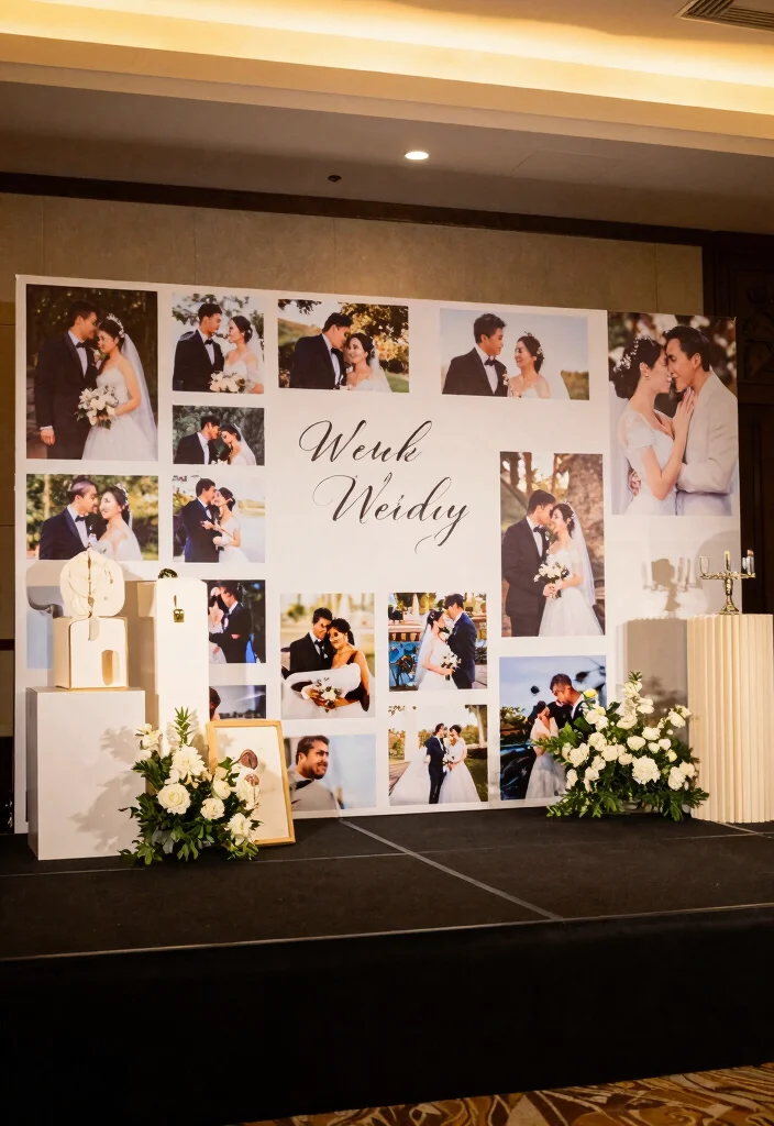16 Wedding Stage Decoration Ideas For A Stunning Signature Look - 12. Personalized Touches