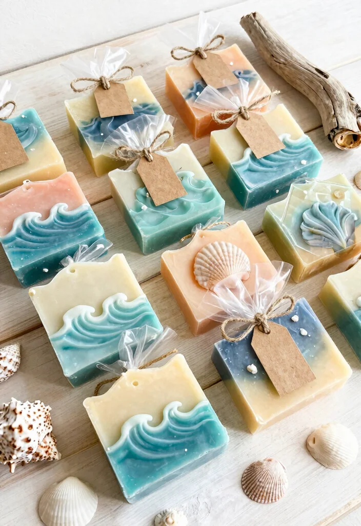 10 Beach Wedding Favor Ideas Perfect for a Coastal Celebration 8. Ocean Inspired Soaps 0