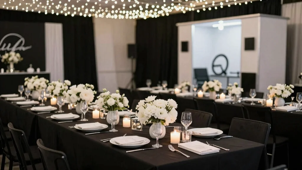 10 Black and White Engagement Party Ideas for a Chic Look