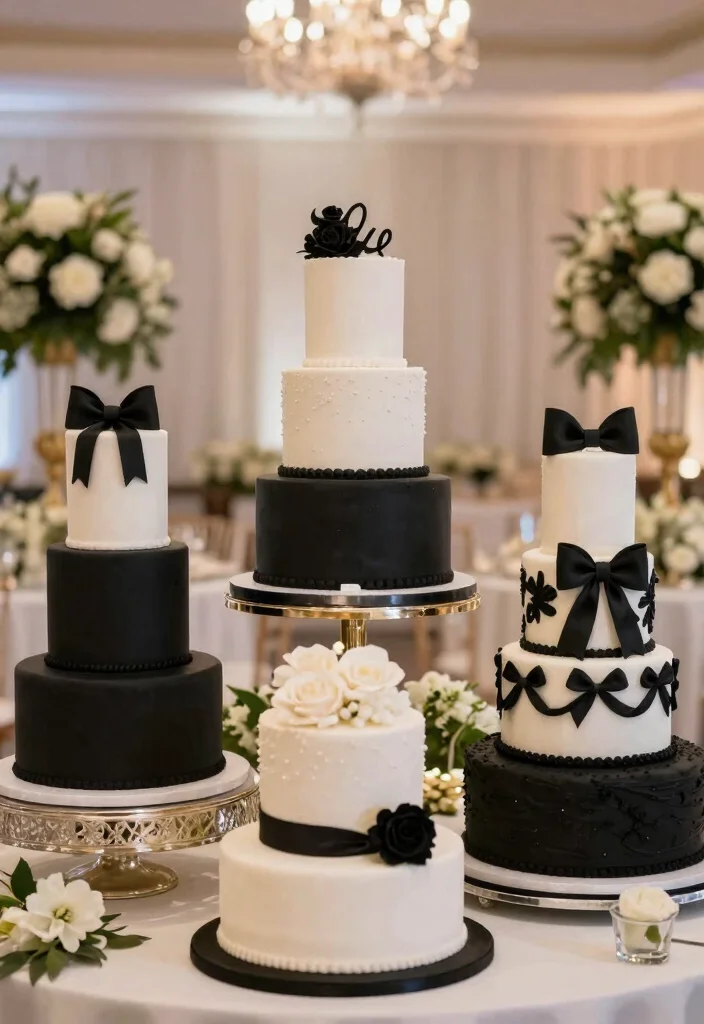 10 Black and White Wedding Cake Ideas for Modern Elegance Conclusion 0