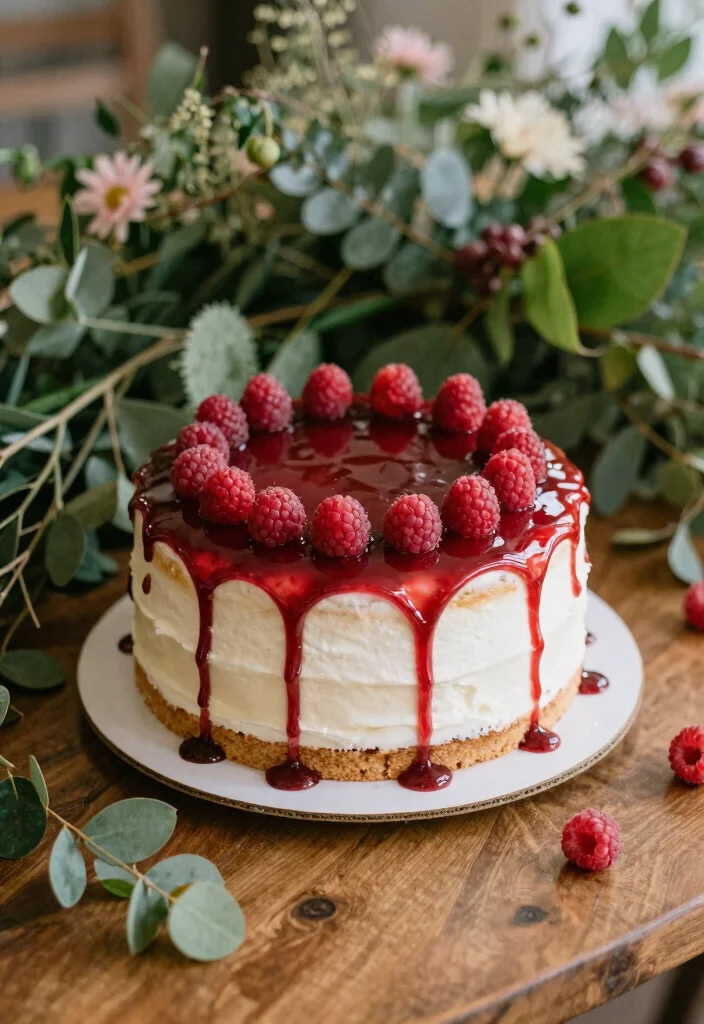 10 Blue Wedding Cake Ideas for Elegant Color Themes 26 10 Blue Wedding Cake Ideas for Elegant Color Themes 6. Blue Raspberry Delight 0