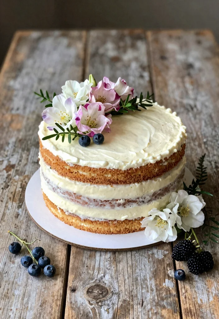 10 Cake Ideas for Engagement Parties That Look Beautiful 1 10 Cake Ideas for Engagement Parties That Look Beautiful 1. Rustic Naked Cake 0