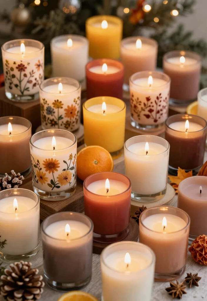 10 Candle Wedding Favor Ideas for Elegant and Cozy Weddings 6. Seasonal Scented Candles 0