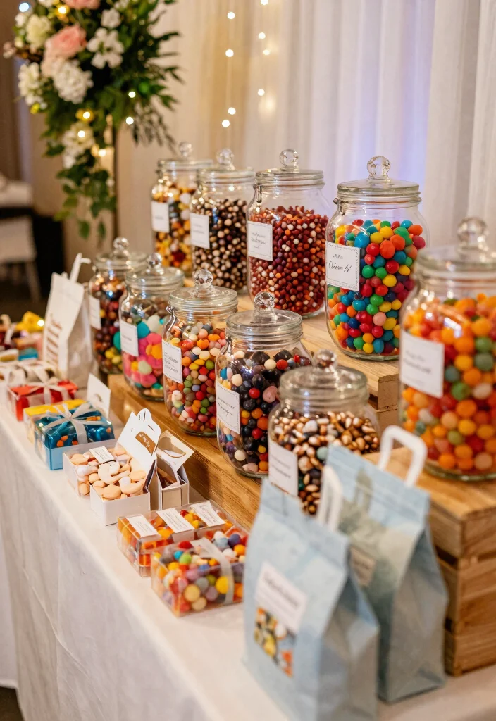 10 Candy Wedding Favor Ideas Guests Will Love Taking Home 24 10 Candy Wedding Favor Ideas Guests Will Love Taking Home 4. Candy Buffets 0