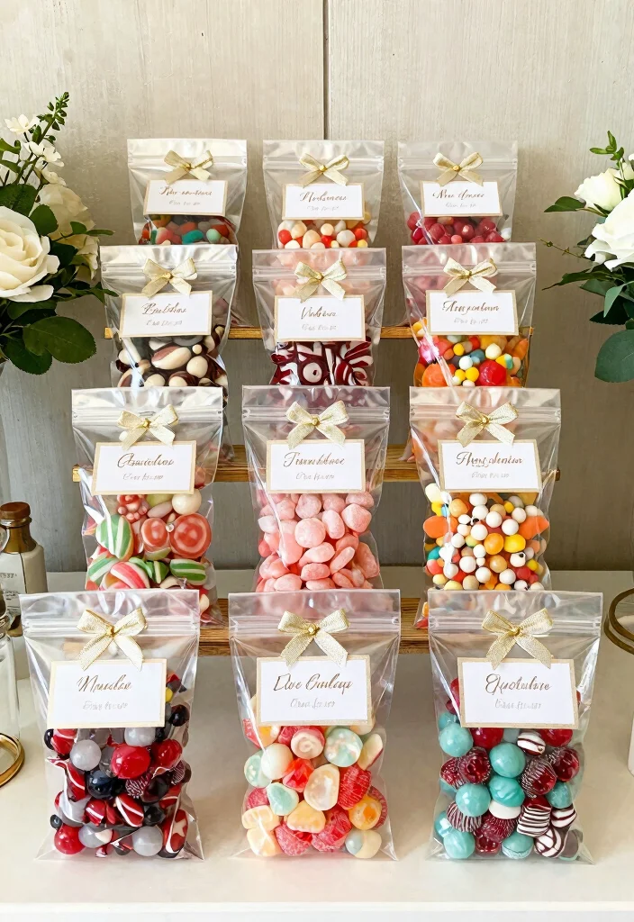 10 Candy Wedding Favor Ideas Guests Will Love Taking Home 59 10 Candy Wedding Favor Ideas Guests Will Love Taking Home 9. Themed Candy Bags 0