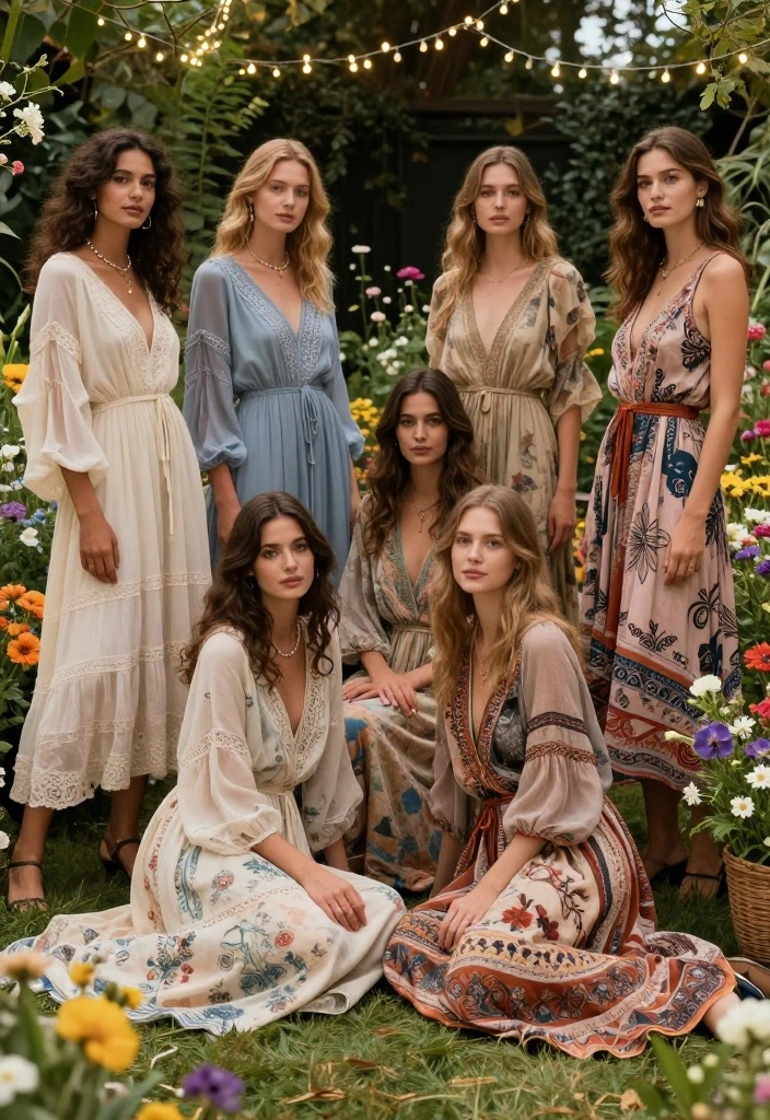 10 Casual Engagement Party Outfit Ideas That Feel Comfortable 9. Breezy Bohemian Styles 0