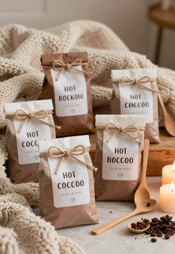 10 Chocolate Wedding Favor Ideas Guests Will Instantly Love 9. Personalized Hot Cocoa Mix 0