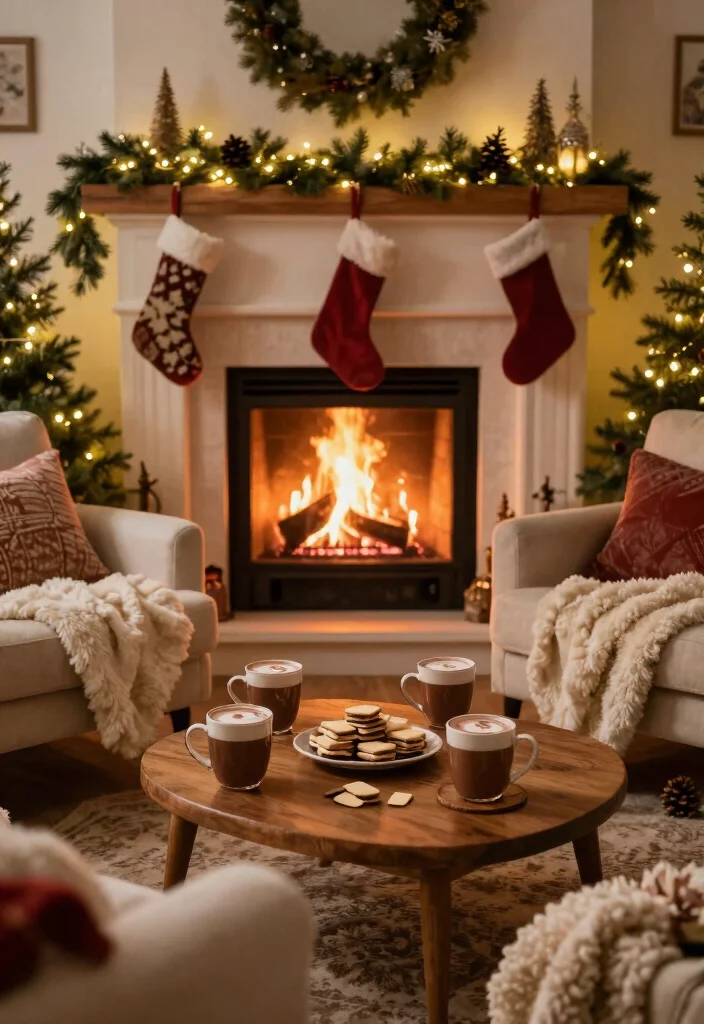 10 Christmas Engagement Party Ideas for a Festive Celebration 1. Cozy Fireside Gathering 0