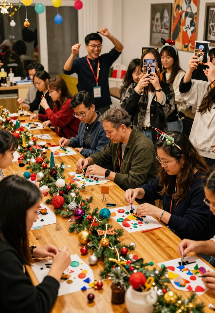 10 Christmas Engagement Party Ideas for a Festive Celebration 10. Interactive Engagement Celebration 0