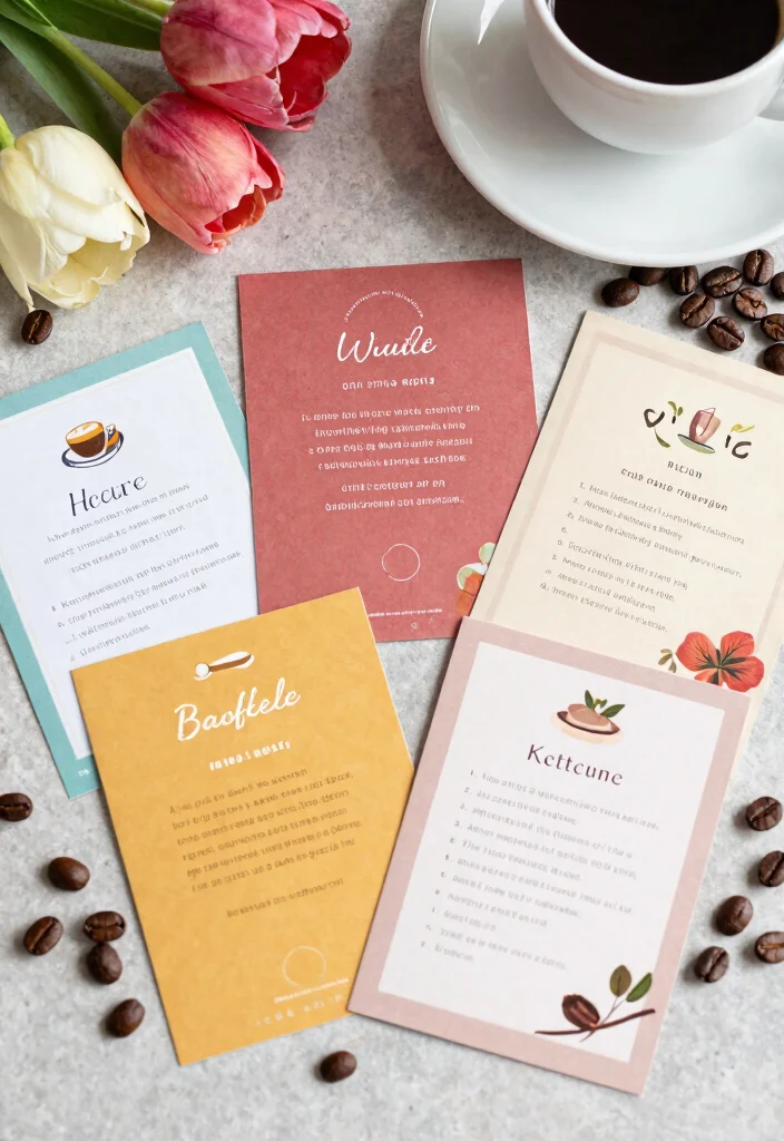 10 Coffee Wedding Favor Ideas for Coffee Loving Couples 5. Coffee Recipe Cards 0