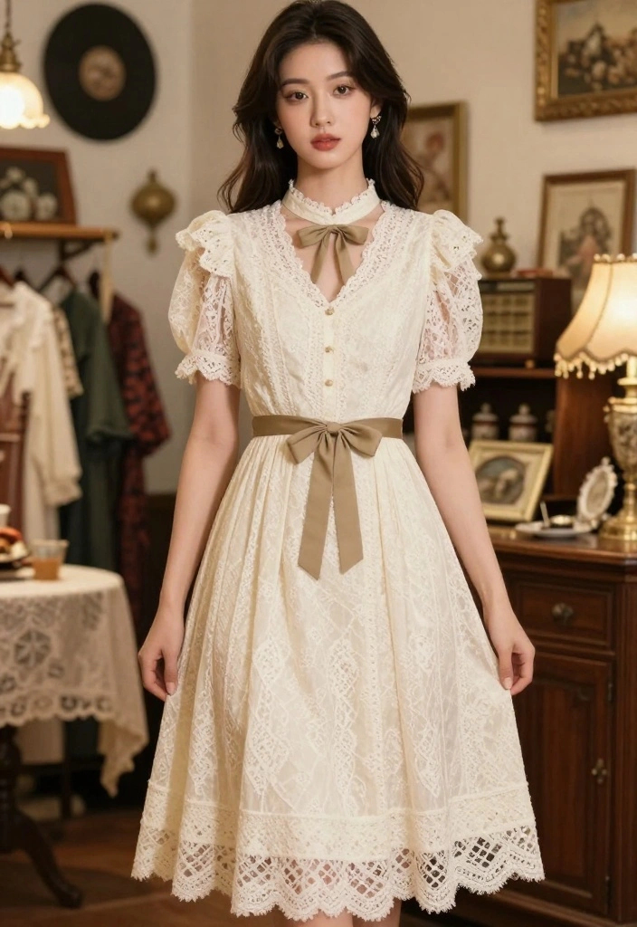 10 Dress Ideas for Engagement Parties That Work for Any Venue 10. Vintage Inspired Dress 0