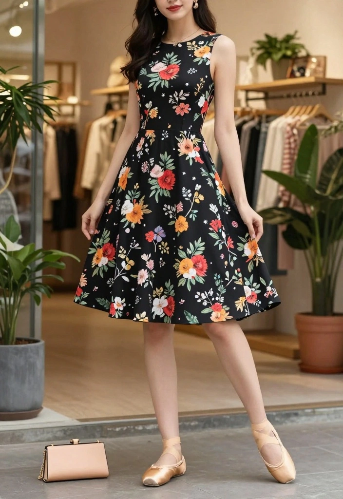 10 Dress Ideas for Engagement Party Guests That Feel Polished 7. The Playful Tea Length Dress 0