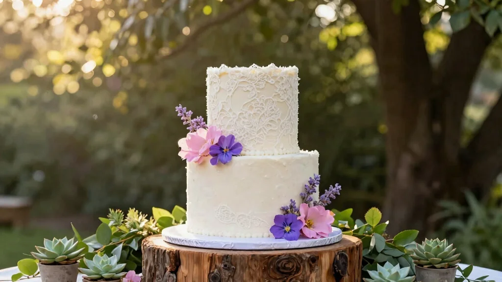 10 Eco-Friendly Two Tier Wedding Cake Ideas for Intimate Celebrations