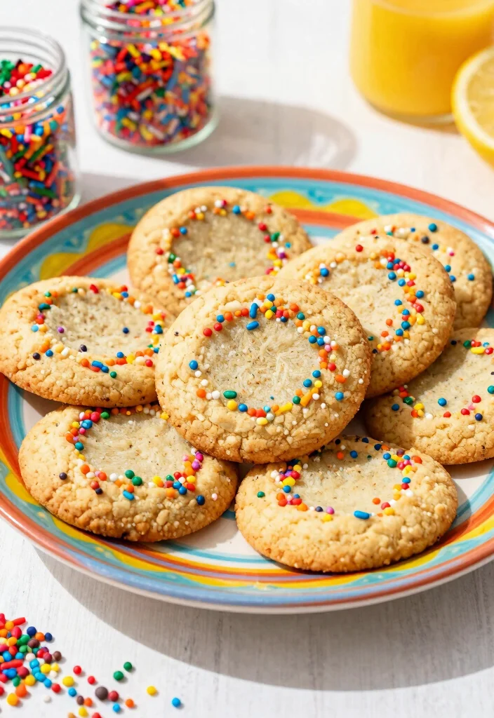 10 Engagement Party Cookie Ideas That Are Cute and Easy to Serve 48 10 Engagement Party Cookie Ideas That Are Cute and Easy to Serve 8. Sprinkle Cookies 0