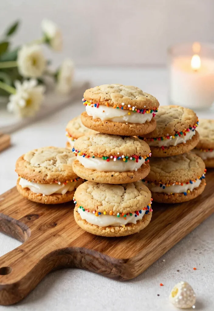 10 Engagement Party Cookie Ideas That Are Cute and Easy to Serve 59 10 Engagement Party Cookie Ideas That Are Cute and Easy to Serve 9. Cookie Sandwiches 0