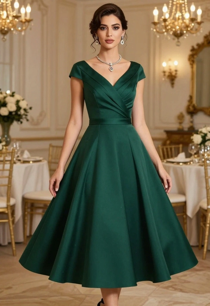 10 Engagement Party Dress Ideas for Guests That Feel Appropriate 5. Classic A Line Dress 0