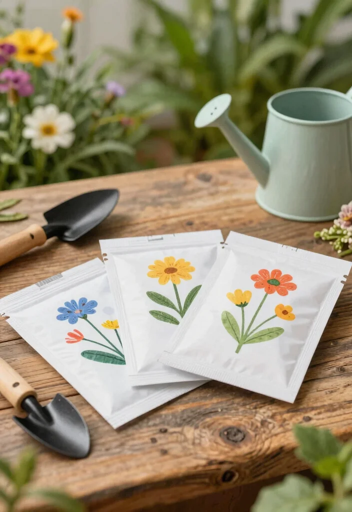 10 Engagement Party Favor Ideas Guests Will Actually Enjoy 1. Seed Packets for Planting Memories 0