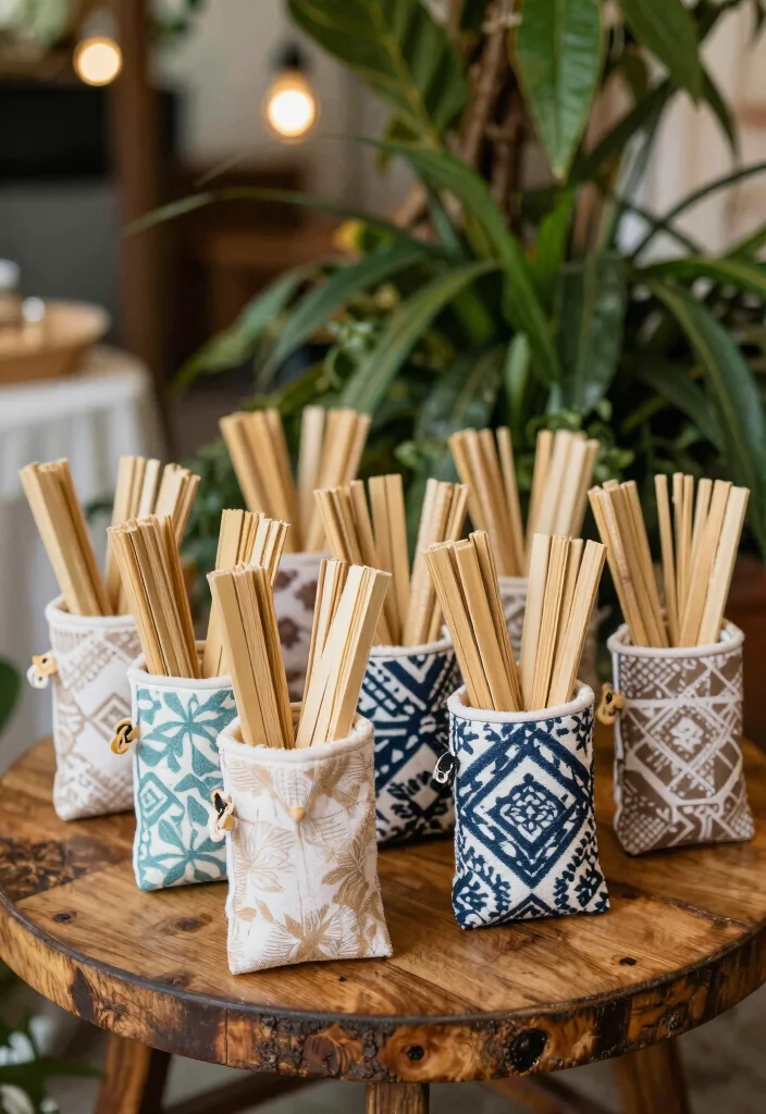 10 Engagement Party Favor Ideas Guests Will Actually Enjoy 7. Reusable Bamboo Straws 0