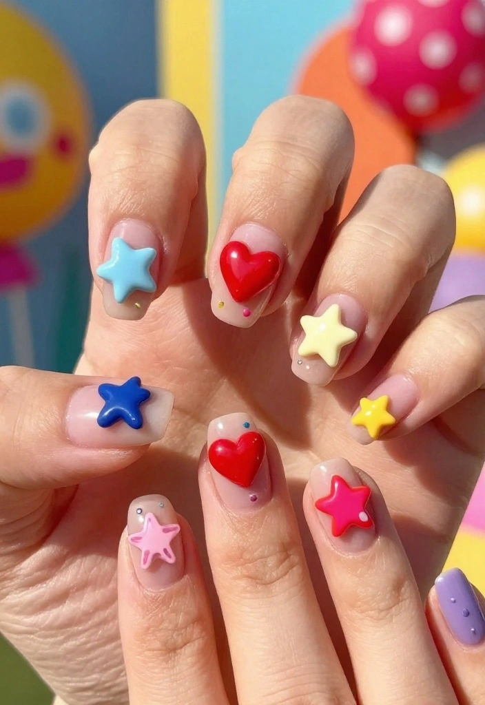 10 Engagement Party Nail Ideas That Feel Chic and Celebration Ready 50 10 Engagement Party Nail Ideas That Feel Chic and Celebration Ready 10. Playful Nail Charms 0