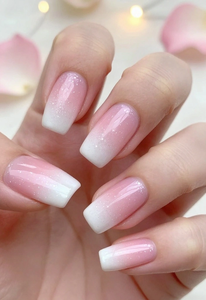 10 Engagement Party Nail Ideas That Feel Chic and Celebration Ready 2 10 Engagement Party Nail Ideas That Feel Chic and Celebration Ready 2. Glittering Ombr Delight 0