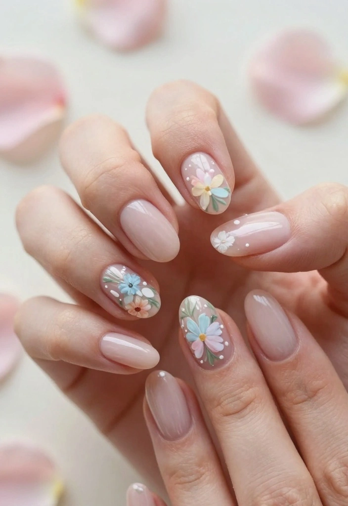 10 Engagement Party Nail Ideas That Feel Chic and Celebration Ready 14 10 Engagement Party Nail Ideas That Feel Chic and Celebration Ready 4. Floral Fantasy 0