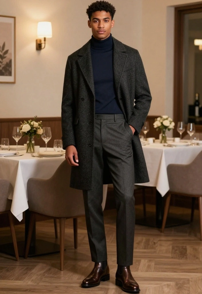 10 Engagement Party Outfit Ideas for Men That Look Put Together 6. Effortless Casual with a Turtleneck 0