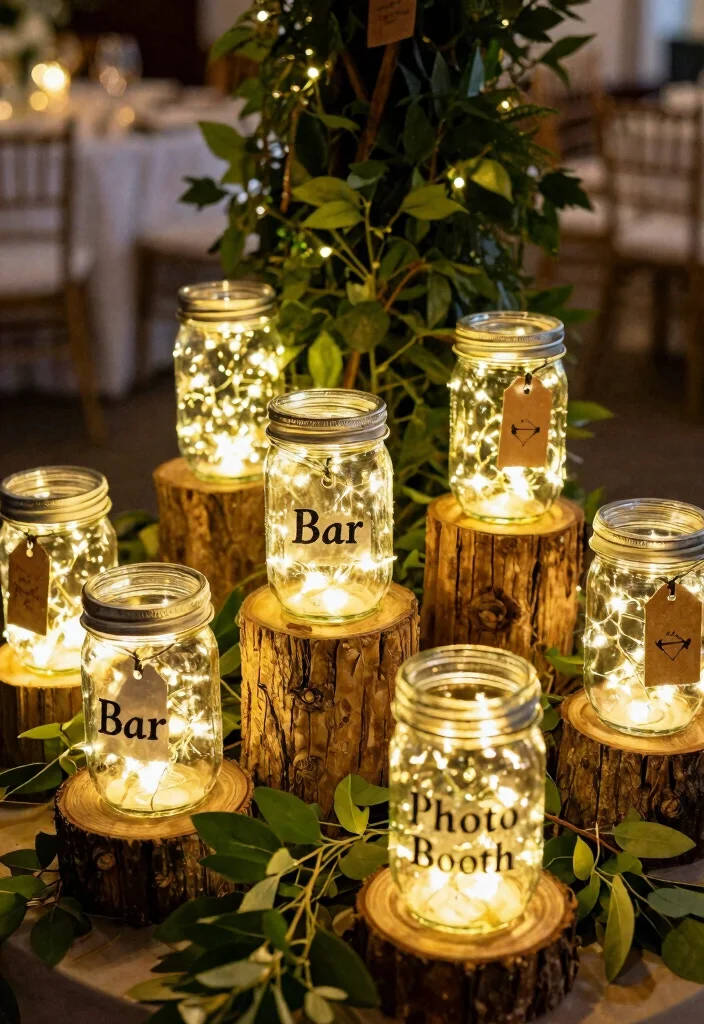 10 Engagement Party Sign Ideas That Welcome Guests in Style 37 10 Engagement Party Sign Ideas That Welcome Guests in Style 7. Mason Jar Signage 0