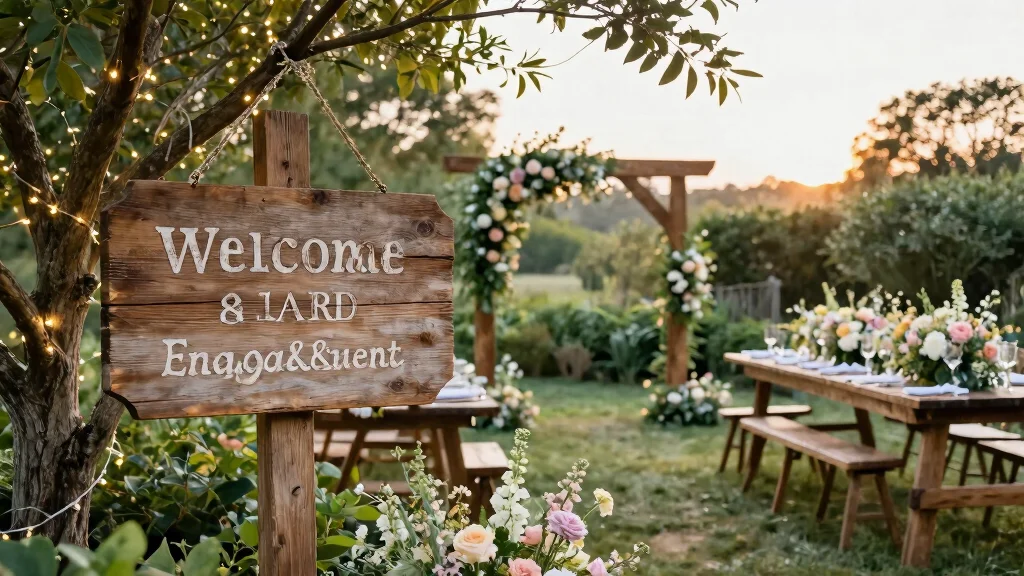 10 Engagement Party Sign Ideas That Welcome Guests in Style