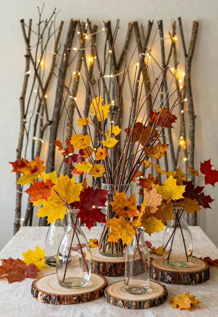 10 Fall Engagement Party Ideas with Cozy Seasonal Details 46 10 Fall Engagement Party Ideas with Cozy Seasonal Details 6. Nature Inspired Decor 0