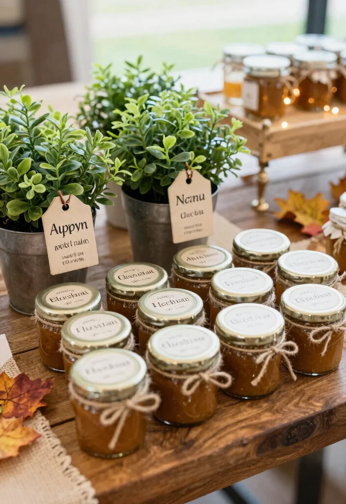 10 Fall Engagement Party Ideas with Cozy Seasonal Details 48 10 Fall Engagement Party Ideas with Cozy Seasonal Details 8. Personalized Favors 0