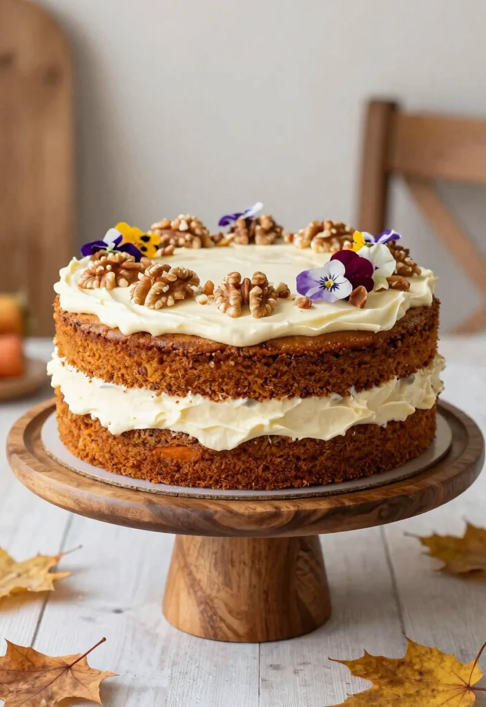 10 Fall Wedding Cake Ideas Perfect for Autumn Celebrations 3. Rustic Carrot Cake 0