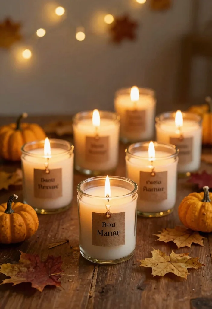 10 Fall Wedding Favor Ideas Perfect for Cozy Autumn Weddings 3. Hand Poured Soy Candles 0