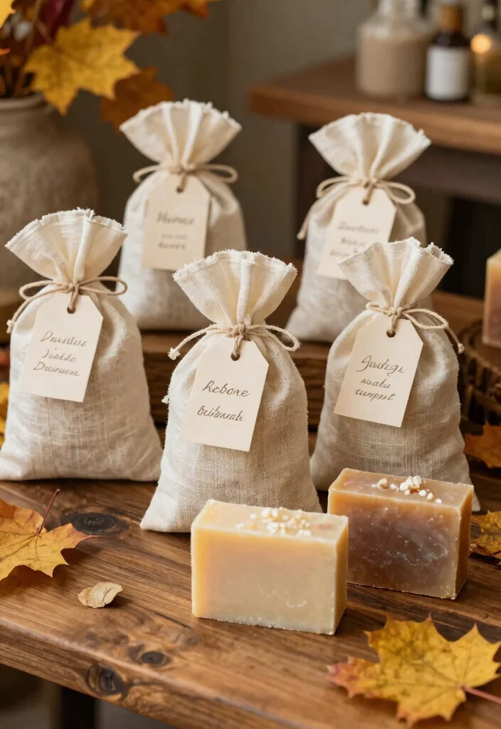 10 Fall Wedding Favor Ideas Perfect for Cozy Autumn Weddings 8. Natural Soaps 0
